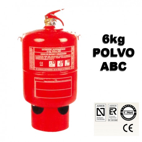Extintor ABC 90% de 6Kg - Segurycel